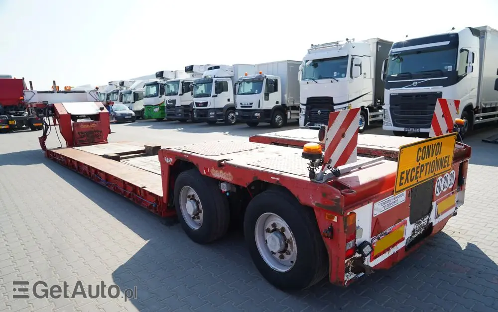 NOOTEBOOM NISKOPODWOZIE / ROZPINANA / TIEFBETT / ROZCIĄGANA / LAWETA / 19,5 M / DMC:  55 TON / 
