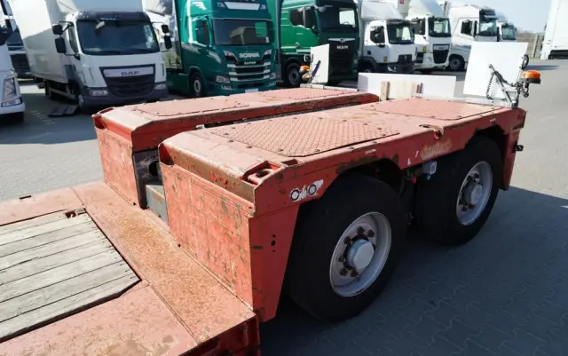 NOOTEBOOM NISKOPODWOZIE / ROZPINANA / TIEFBETT / ROZCIĄGANA / LAWETA / 19,5 M / DMC:  55 TON / 