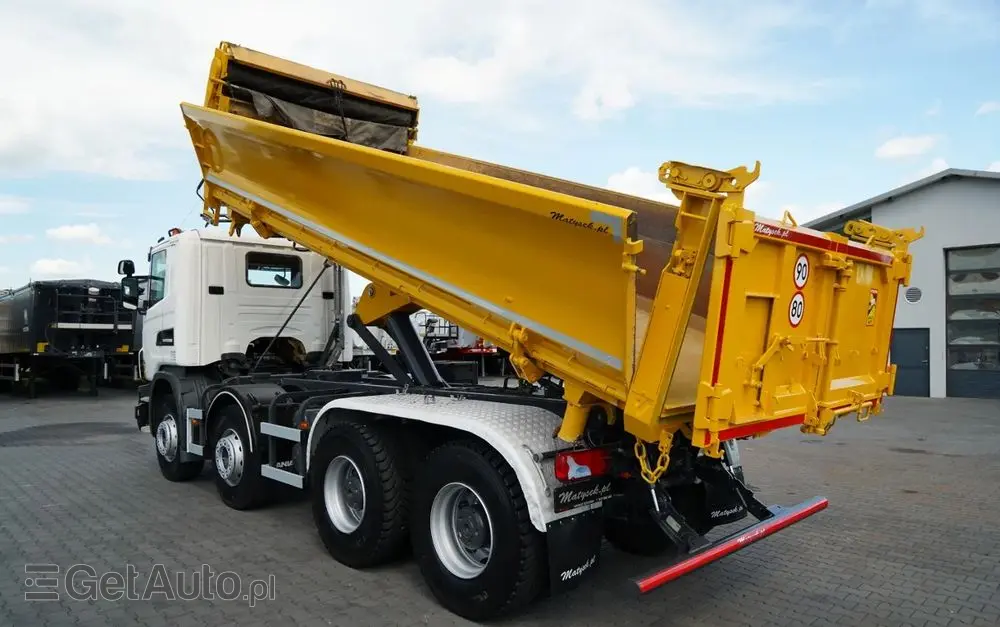 SCANIA G 400 / 8x4 / WYWROTKA 2 STRONNA  / HYDROBURTA /  BORDMATIC / MANUAL 