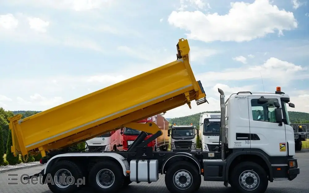 SCANIA G 400 / 8x4 / WYWROTKA 2 STRONNA  / HYDROBURTA /  BORDMATIC / MANUAL 