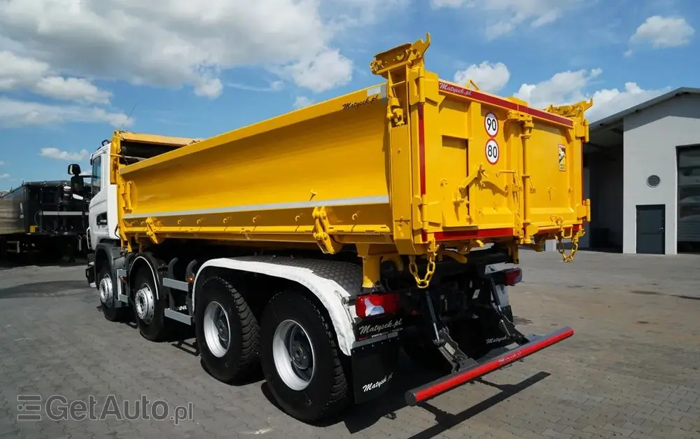 SCANIA G 400 / 8x4 / WYWROTKA 2 STRONNA  / HYDROBURTA /  BORDMATIC / MANUAL 