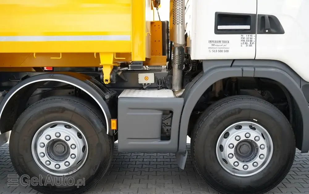 SCANIA G 400 / 8x4 / WYWROTKA 2 STRONNA  / HYDROBURTA /  BORDMATIC / MANUAL 