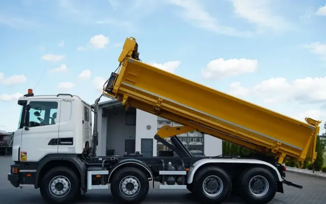 SCANIA G 400 / 8x4 / WYWROTKA 2 STRONNA  / HYDROBURTA /  BORDMATIC / MANUAL 