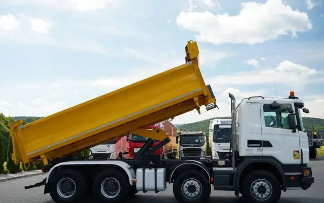 SCANIA G 400 / 8x4 / WYWROTKA 2 STRONNA  / HYDROBURTA /  BORDMATIC / MANUAL 