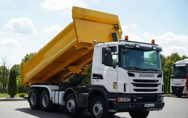 SCANIA G 400 / 8x4 / WYWROTKA 2 STRONNA  / HYDROBURTA /  BORDMATIC / MANUAL 