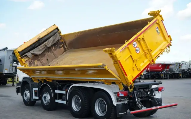 SCANIA G 400 / 8x4 / WYWROTKA 2 STRONNA  / HYDROBURTA /  BORDMATIC / MANUAL 