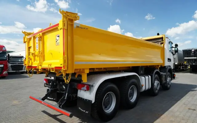 SCANIA G 400 / 8x4 / WYWROTKA 2 STRONNA  / HYDROBURTA /  BORDMATIC / MANUAL 