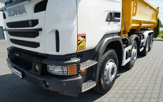 SCANIA G 400 / 8x4 / WYWROTKA 2 STRONNA  / HYDROBURTA /  BORDMATIC / MANUAL 
