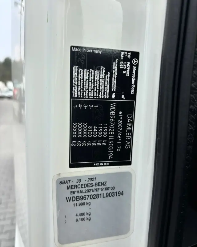 MERCEDES-BENZ MERCEDES ATEGO 1224 ,,1223,1524 ,,1527,,1624,,1627,,1530 PODWOZIE DO ZABUDOWY 