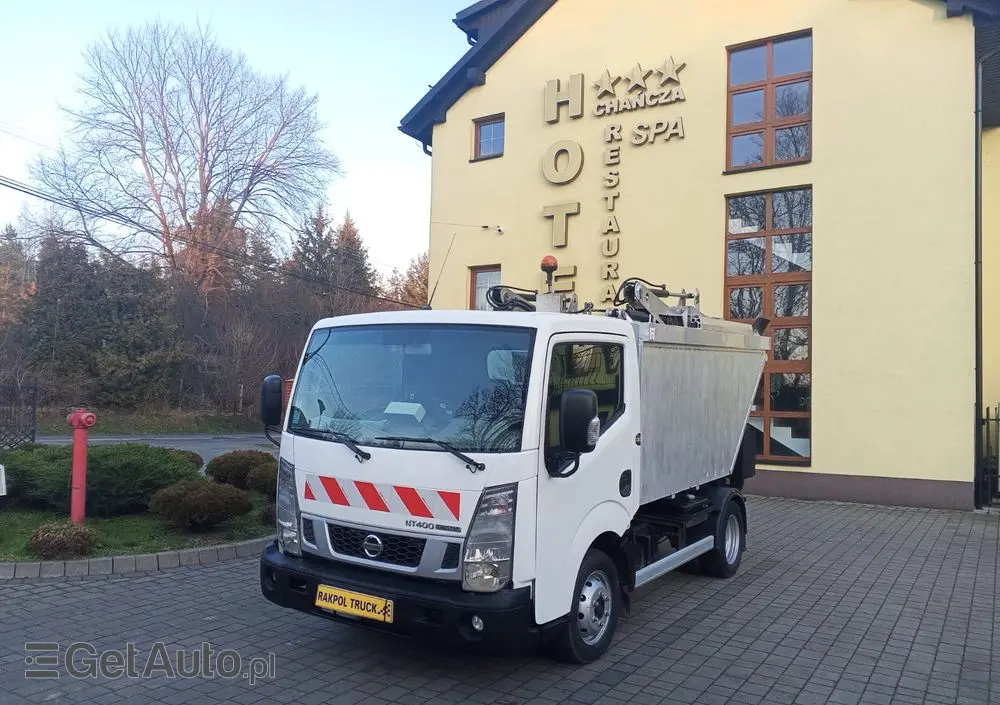 NISSAN Cabstar NT400/ŚMIECARKA +WYWROT DO 3,5T MODEL35.12/FRANCJA 