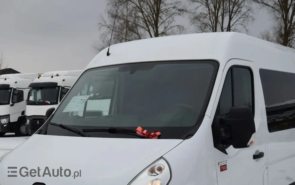 RENAULT MASTER / 2.3 - 150 KM / BRYGADÓWKA / DOKA / 7 OSOBOWY / DOSTAWCZE / BLASZAK / KLIMA / TEMPOMAT / HAK / SPROWADZONY 