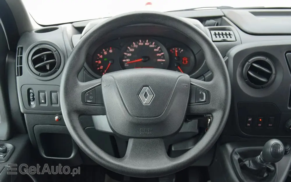 RENAULT MASTER / 2.3 - 150 KM / BRYGADÓWKA / DOKA / 7 OSOBOWY / DOSTAWCZE / BLASZAK / KLIMA / TEMPOMAT / HAK / SPROWADZONY 