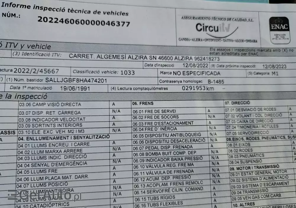 LAND ROVER Discovery 2.5 TDI