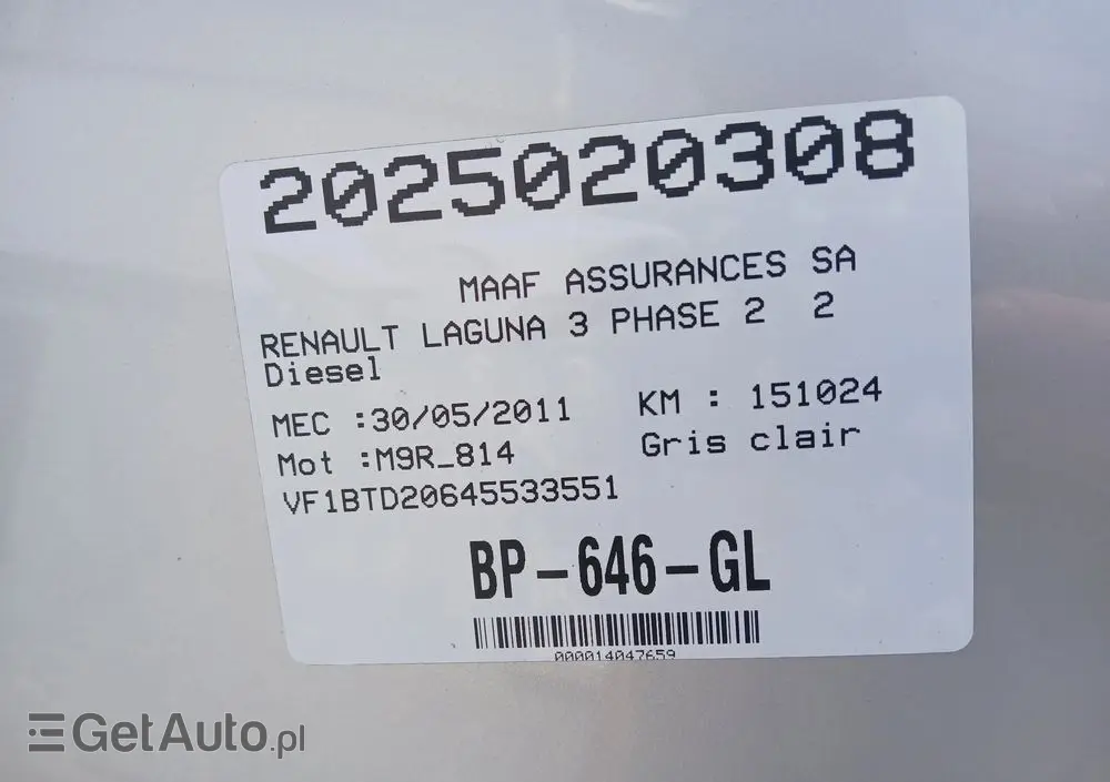 RENAULT Laguna DCi 150 FAP Start-Stop Limited