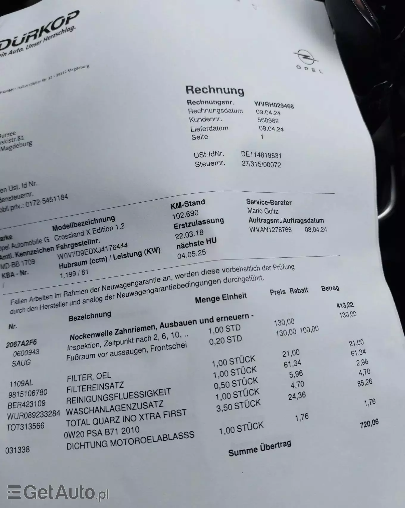 OPEL Crossland X 1.2 ECOTEC Start/Stop Edition