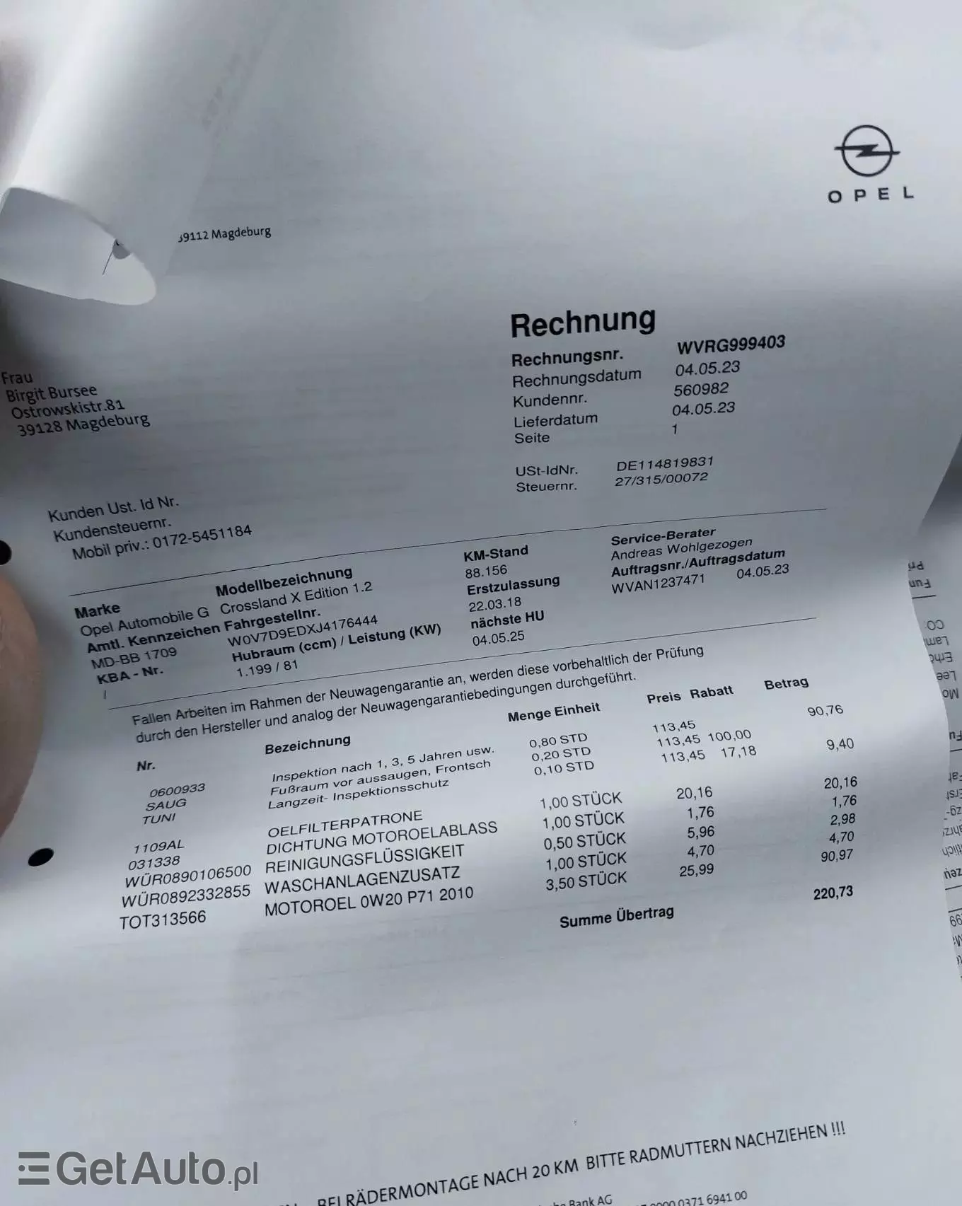 OPEL Crossland X 1.2 ECOTEC Start/Stop Edition