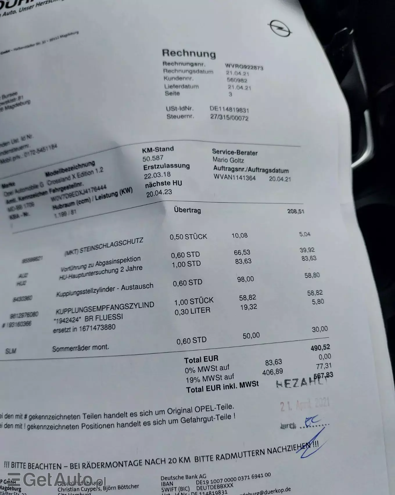 OPEL Crossland X 1.2 ECOTEC Start/Stop Edition