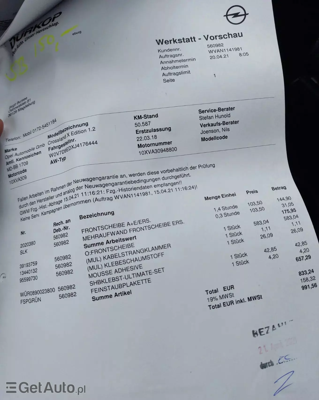 OPEL Crossland X 1.2 ECOTEC Start/Stop Edition