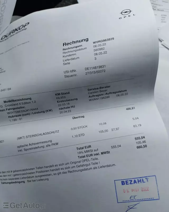 OPEL Crossland X 1.2 ECOTEC Start/Stop Edition