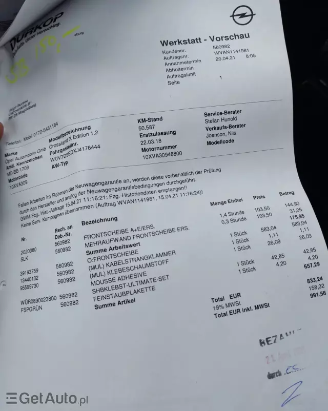 OPEL Crossland X 1.2 ECOTEC Start/Stop Edition