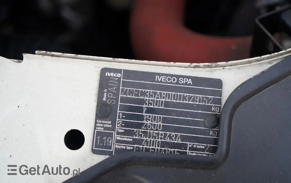 IVECO DAILY 35-150 / KONTENER 4,3 m  / WINDA 750 KG / BLIŹNIAK / SPROWADZONY 