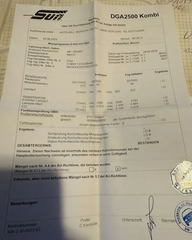 FORD C-MAX 1.0 EcoBoost Titanium ASS