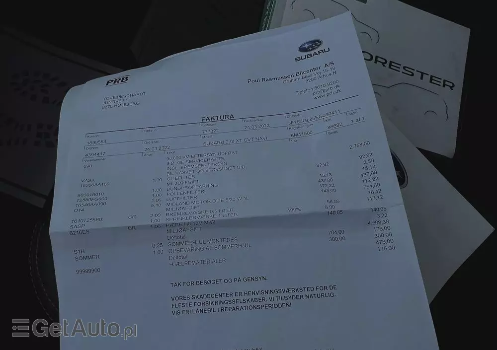 SUBARU Forester 2.0XT Platinum Lineartronic