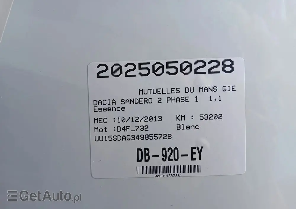 DACIA Sandero 1.2 16V 75 Ambiance