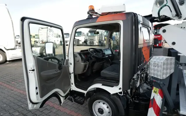 NISSAN CABSTAR / ZWYŻKA 16,3 METRÓW / FRANCE ELEVATEUR /  BLIŹNIAK / UDŹWIG - 200 kg / 4 PODPORY / 