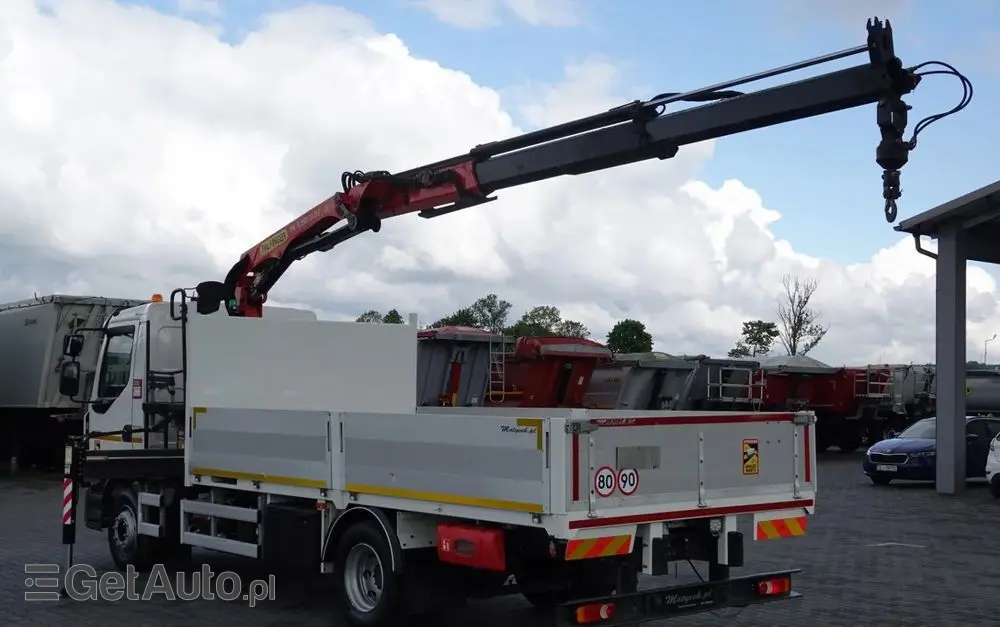 RENAULT D 210/  4X2 / SKRZYNIOWY 5 M + HDS PALFINGER PK 8.501 SLD A / UDŹWIG 5 580G / STEROWANIE RADIOWE / ROTATOR / SPROWADZONY 