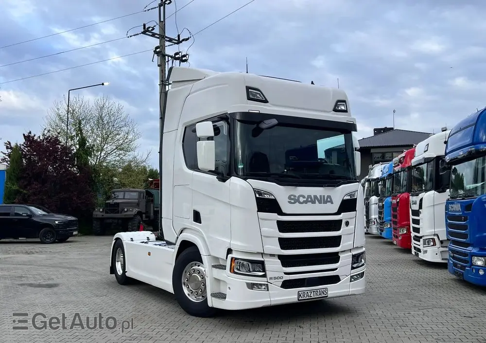 SCANIA R500 STANDARD z Niemiec pełna opcja ASO Scania kontrakt 19/20 