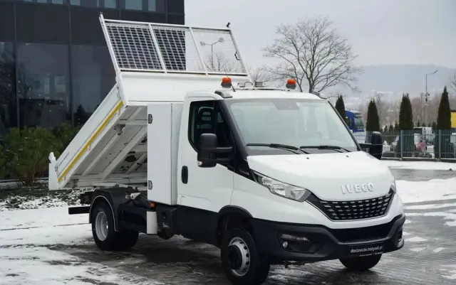 IVECO DAILY 70-180 / WYWROTKA TYLNOZSYPOWA 2,8 M / DMC: 7,0 T / BLOKADA MOSTU /  BLIŹNIAK / HI-MATIC / 