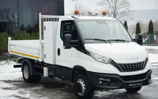 IVECO DAILY 70-180 / WYWROTKA TYLNOZSYPOWA 2,8 M / DMC: 7,0 T / BLOKADA MOSTU /  BLIŹNIAK / HI-MATIC / 