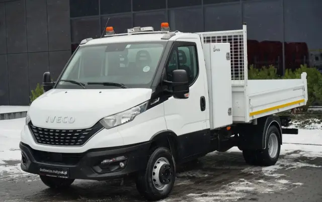 IVECO DAILY 70-180 / WYWROTKA TYLNOZSYPOWA 2,8 M / DMC: 7,0 T / BLOKADA MOSTU /  BLIŹNIAK / HI-MATIC / 