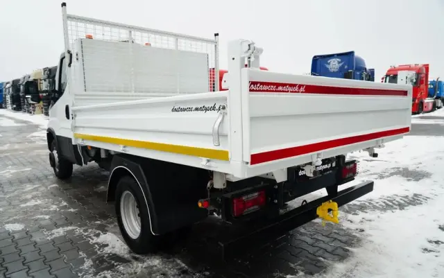 IVECO DAILY 70-180 / WYWROTKA TYLNOZSYPOWA 2,8 M / DMC: 7,0 T / BLOKADA MOSTU /  BLIŹNIAK / HI-MATIC / 