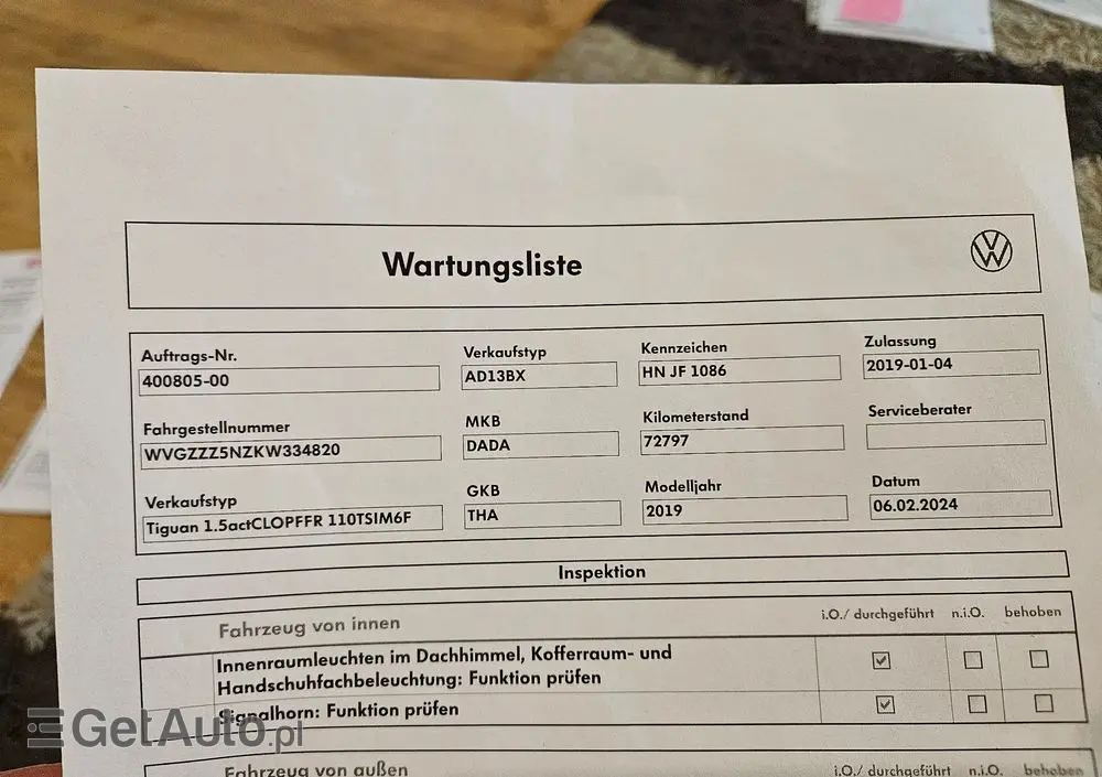 VOLKSWAGEN Tiguan 1.5 TSI ACT OPF Join