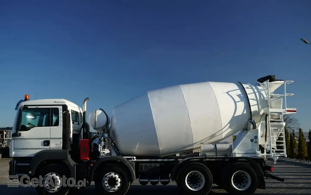 MAN TGS 32.420 / 8x4 / BETONOMIESZARKA FRUMECAR   / GRUSZKA 9 M3 / 