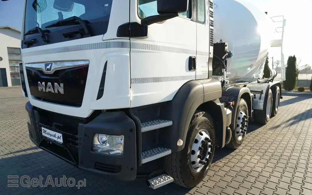 MAN TGS 32.420 / 8x4 / BETONOMIESZARKA FRUMECAR   / GRUSZKA 9 M3 / 