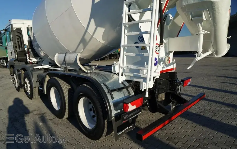 MAN TGS 32.420 / 8x4 / BETONOMIESZARKA FRUMECAR   / GRUSZKA 9 M3 / 