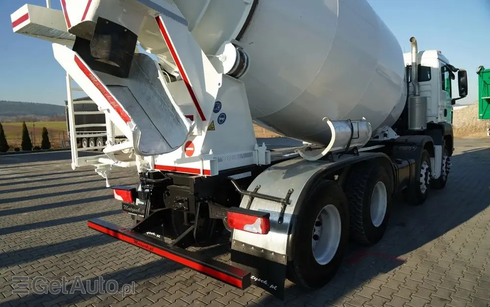 MAN TGS 32.420 / 8x4 / BETONOMIESZARKA FRUMECAR   / GRUSZKA 9 M3 / 