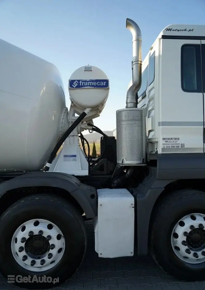 MAN TGS 32.420 / 8x4 / BETONOMIESZARKA FRUMECAR   / GRUSZKA 9 M3 / 