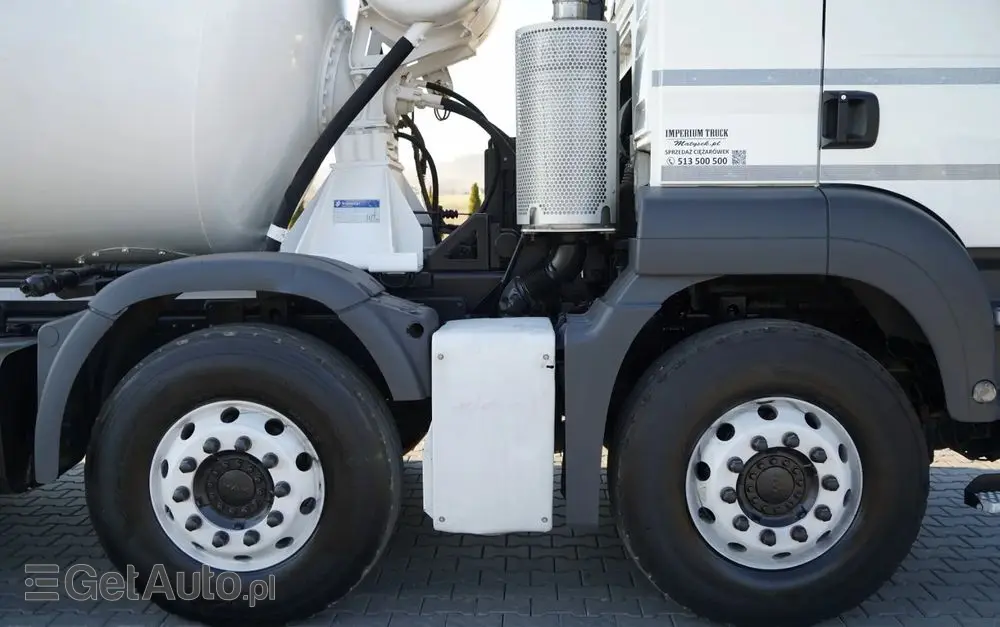 MAN TGS 32.420 / 8x4 / BETONOMIESZARKA FRUMECAR   / GRUSZKA 9 M3 / 