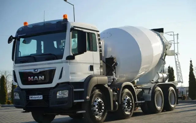 MAN TGS 32.420 / 8x4 / BETONOMIESZARKA FRUMECAR   / GRUSZKA 9 M3 / 