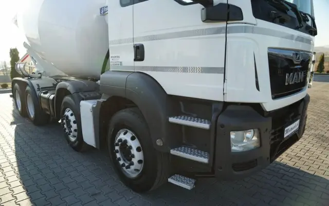 MAN TGS 32.420 / 8x4 / BETONOMIESZARKA FRUMECAR   / GRUSZKA 9 M3 / 