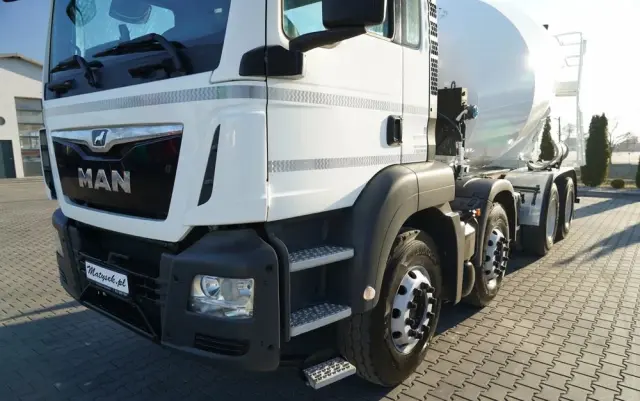 MAN TGS 32.420 / 8x4 / BETONOMIESZARKA FRUMECAR   / GRUSZKA 9 M3 / 