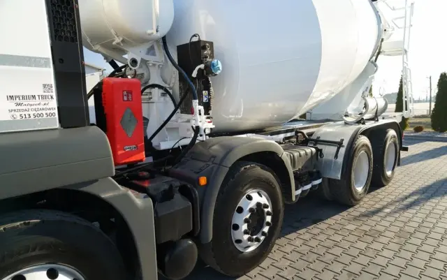 MAN TGS 32.420 / 8x4 / BETONOMIESZARKA FRUMECAR   / GRUSZKA 9 M3 / 