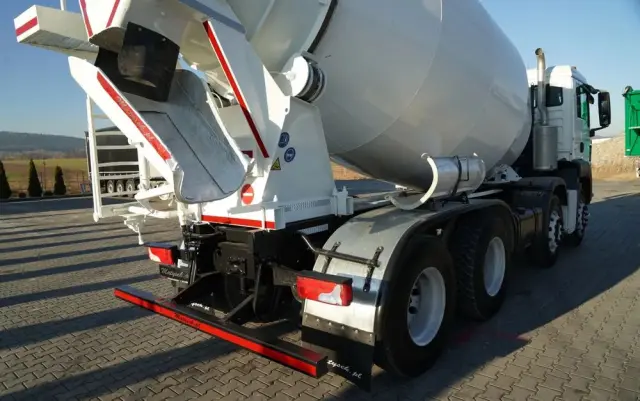 MAN TGS 32.420 / 8x4 / BETONOMIESZARKA FRUMECAR   / GRUSZKA 9 M3 / 