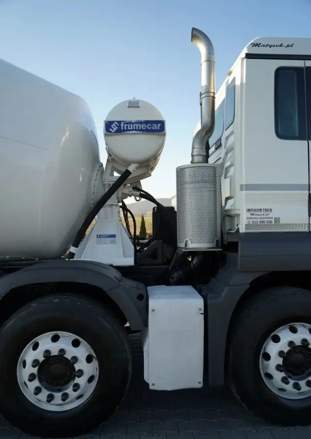 MAN TGS 32.420 / 8x4 / BETONOMIESZARKA FRUMECAR   / GRUSZKA 9 M3 / 