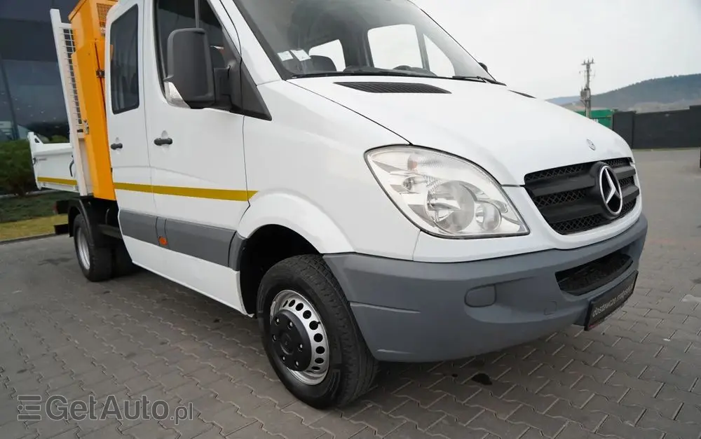 MERCEDES-BENZ SPRINTER  513 / WYWROTKA / BRYGADÓWKA / 7  MIEJSC / BLIŹNIAK / MANUAL / SPROWADZONY 