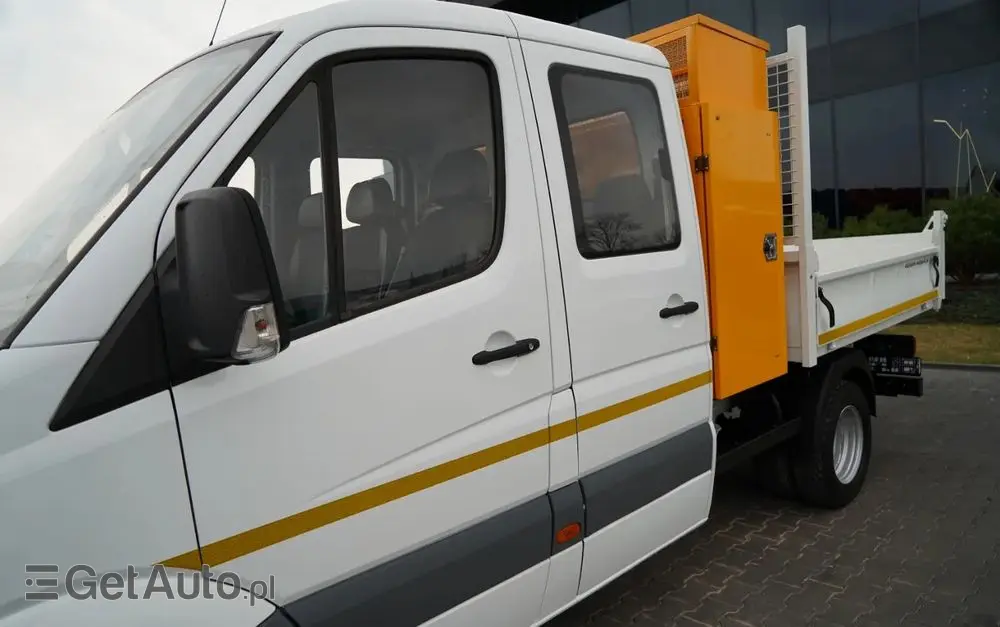 MERCEDES-BENZ SPRINTER  513 / WYWROTKA / BRYGADÓWKA / 7  MIEJSC / BLIŹNIAK / MANUAL / SPROWADZONY 